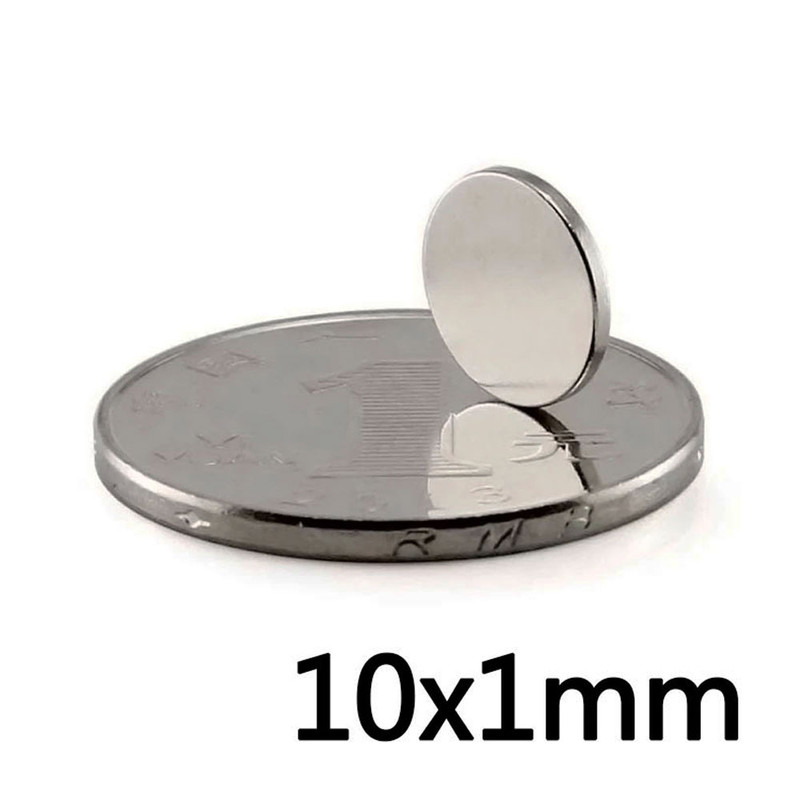 آهن ربا مدل نئودیمیوم دیسک D10x1mm بسته 5 عددی
