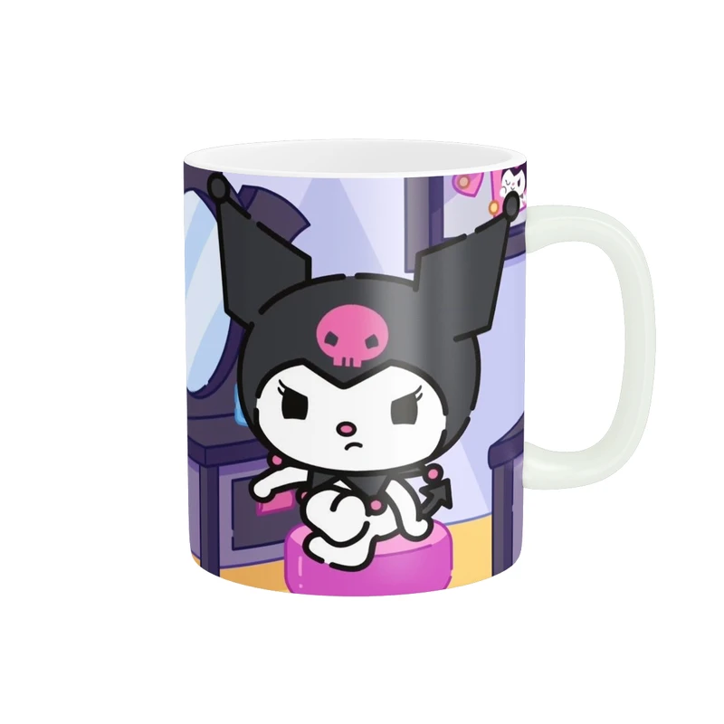 ماگ پادآفرین مدل کارتون کرومی و مای ملودی Kuromi کد PM3649