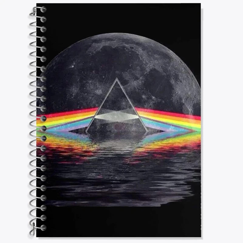 دفتر زبان 50 برگ خندالو مدل دو خط طرح گروه پینک فلوید Pink Floyd کد 3244