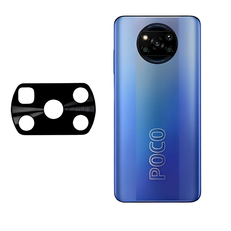 محافظ لنز دوربین مدل فلزی مناسب برای گوشی موبایل شیائومی poco x3