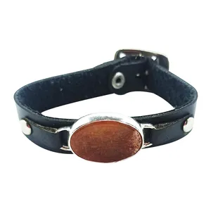 دستبند مردانه سلین کالا مدل عقیق خطی ce-As206