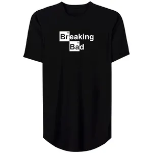 تی شرت لانگ زنانه مدل BREAKING BAD کد P004 رنگ مشکی