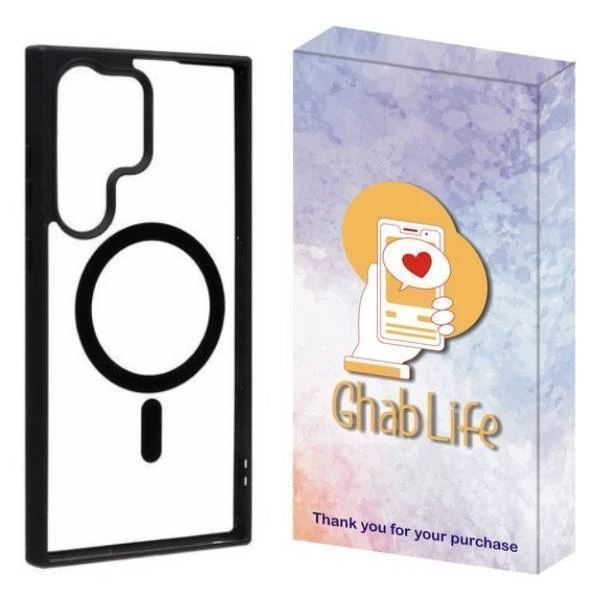 کاور قاب لایف مدل اسپیگن مگ سیف مناسب برای گوشی موبایل سامسونگ Galaxy S23 Ultra