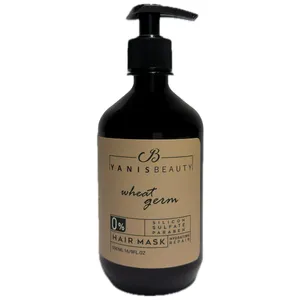  ماسک مو پروتئینه جوانه گندم پاماز مناسب انواع مو مدل wheat germ حجم 500 میلی لیتر