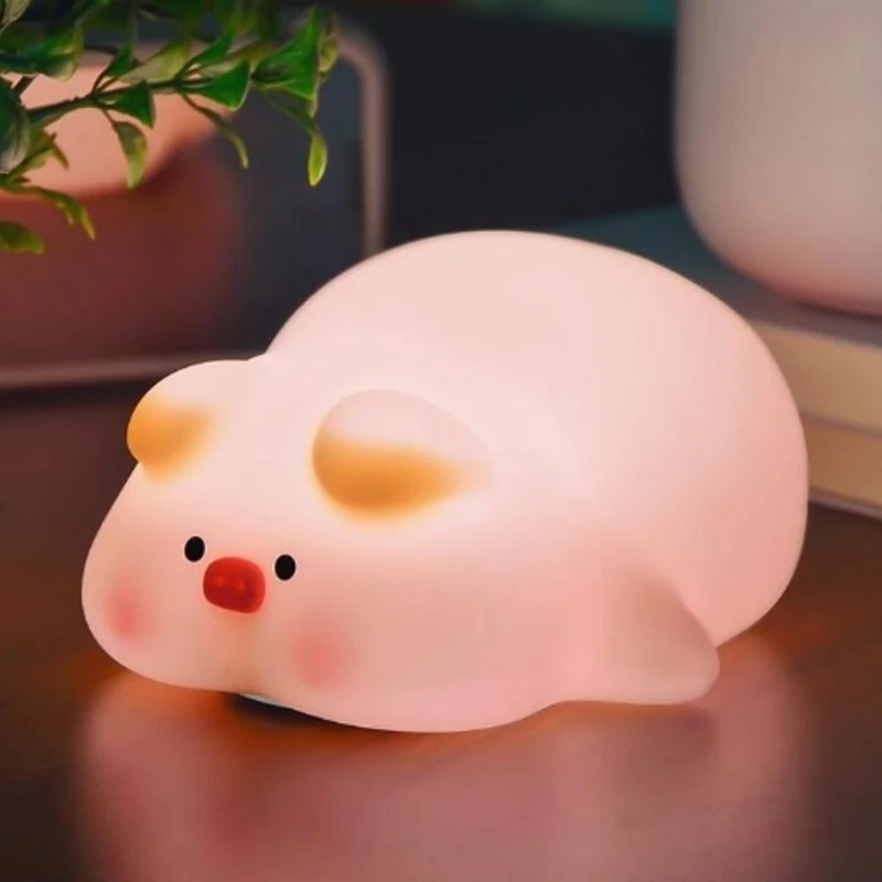 عکس شماره 3 : چراغ خواب کودک مدل خوک خسته