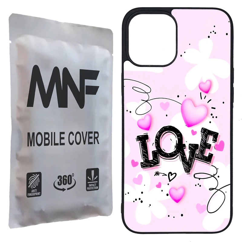 کاور ام ان اف طرح Love کد P-157 مناسب برای گوشی موبایل اپل iPhone 12 Pro Max
