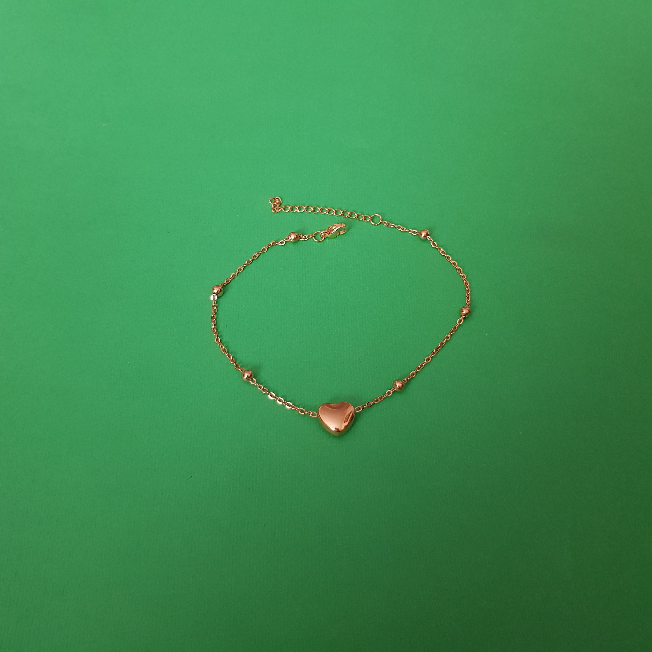 پابند زنانه مدل تک قلب و گوی