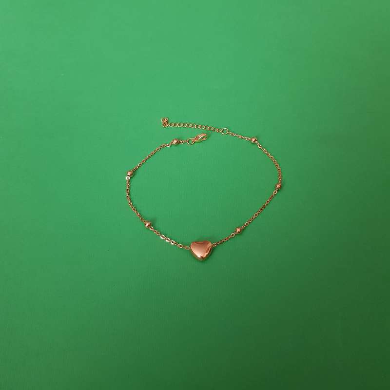 پابند زنانه مدل تک قلب و گوی