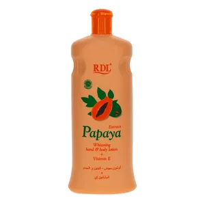 لوسیون بدن آر دی ال مدل papaya حجم 600 میلی لیتر
