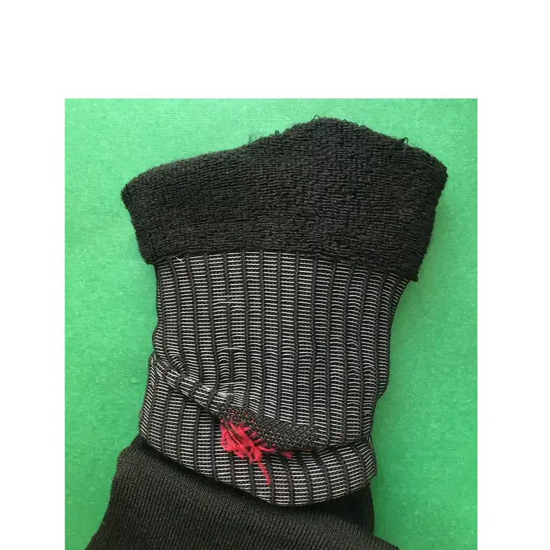 جوراب ورزشی ساق بلند مردانه مدل حوله ای کشی کد NKBL402728 رنگ مشکی