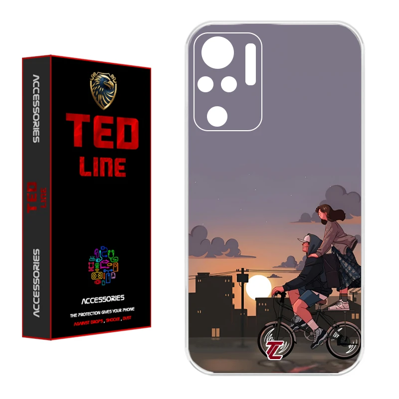 کاور تدلاین طرح عاشقانه کد 1215 مناسب برای گوشی موبایل شیائومی Redmi Note 10 4G / Note 10S / Poco M5S