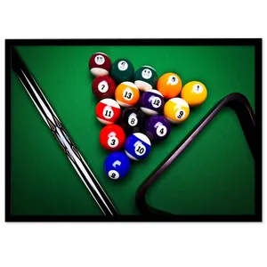 تابلو بکلیت طرح توپ بیلیارد مدل B-s349