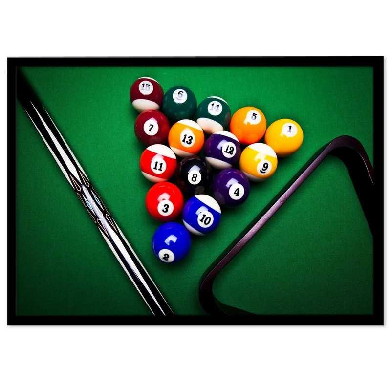 تابلو بکلیت طرح توپ بیلیارد مدل B-s349