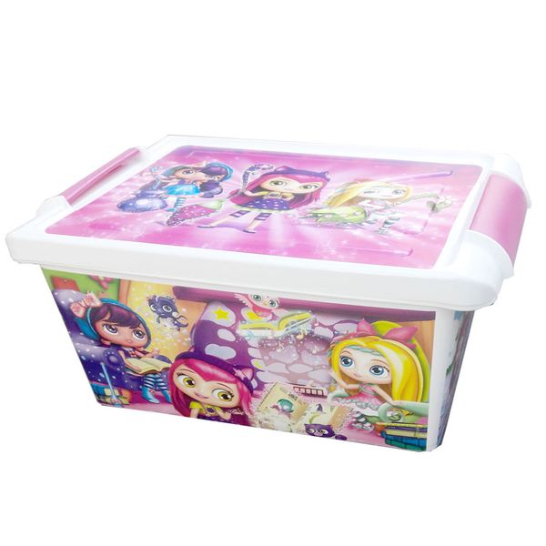 جعبه اسباب بازی کودک طرح دختران افسونگر کد SM55