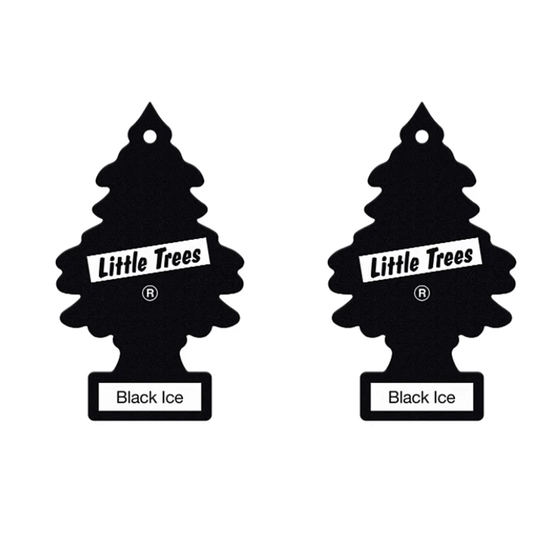 خوشبوکننده خودرو لیتل تریس مدل Black Ice بسته 2 عددی