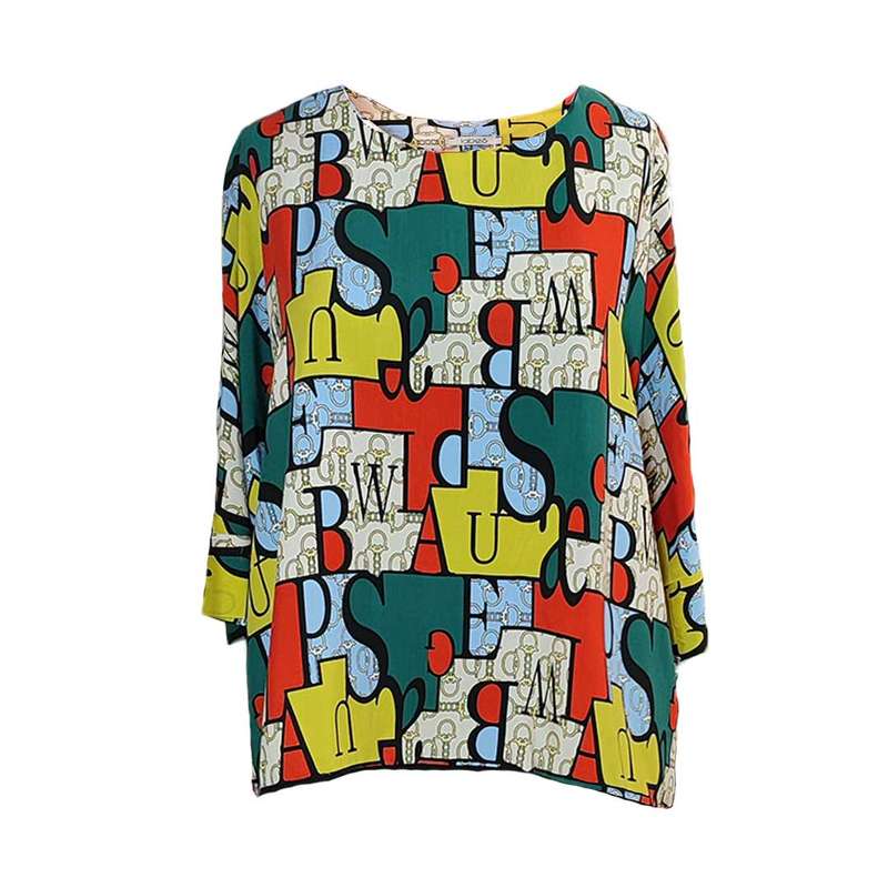 بلوز آستین سه ربع زنانه مدل کیم کد 2