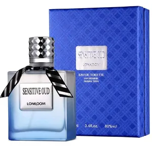 ادو تویلت مردانه لنکوم مدل sensitive oud حجم 100 میلی لیتر