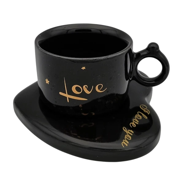 فنجان و نعلبکی مدل قلبی کد 14124xtLove
