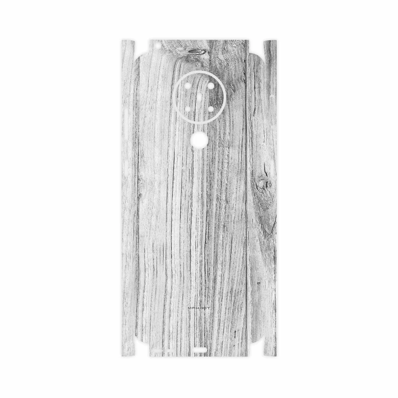 برچسب پوششی ماهوت مدل White-Wood-FullSkin مناسب برای گوشی موبایل نوکیا 5.3