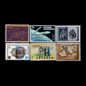 تمبر یادگاری مدل خارجی مجموعه 6 عددی 