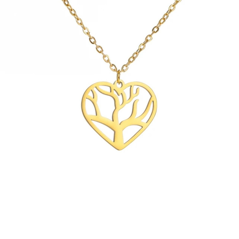 گردنبند طلا 18 عیار زنانه مدل درخت زندگی