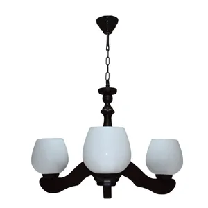 لوستر چوبینه 3 شعله کد C120/3