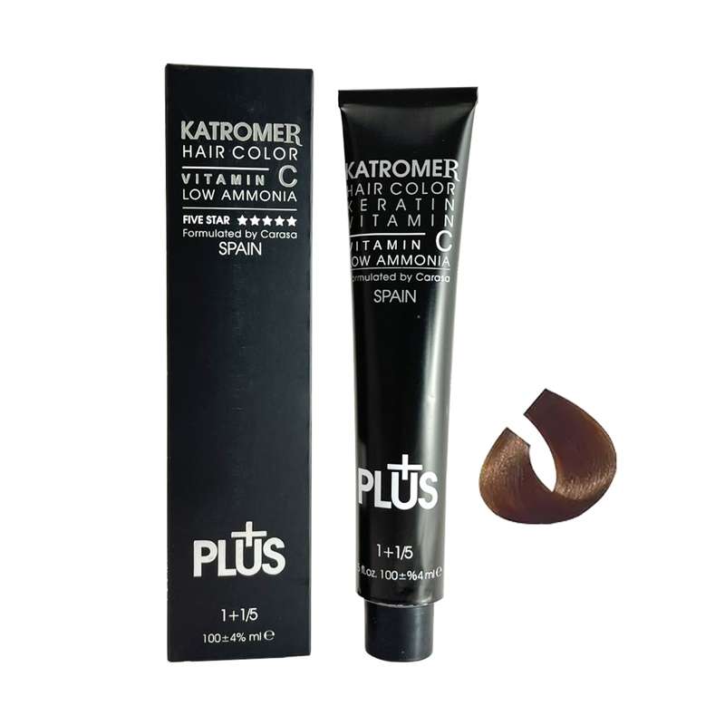 رنگ مو کاترومر شماره W7 حجم 100 میلی لیتر رنگ بلوند شکلاتی روشن