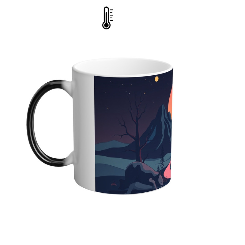 ماگ حرارتی مدل منظره شب