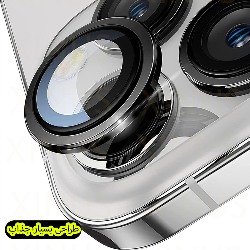 محافظ لنز دوربین فلزی  ژینوس مدل XRING مناسب برای گوشی موبایل شیائومی Poco X5 pro