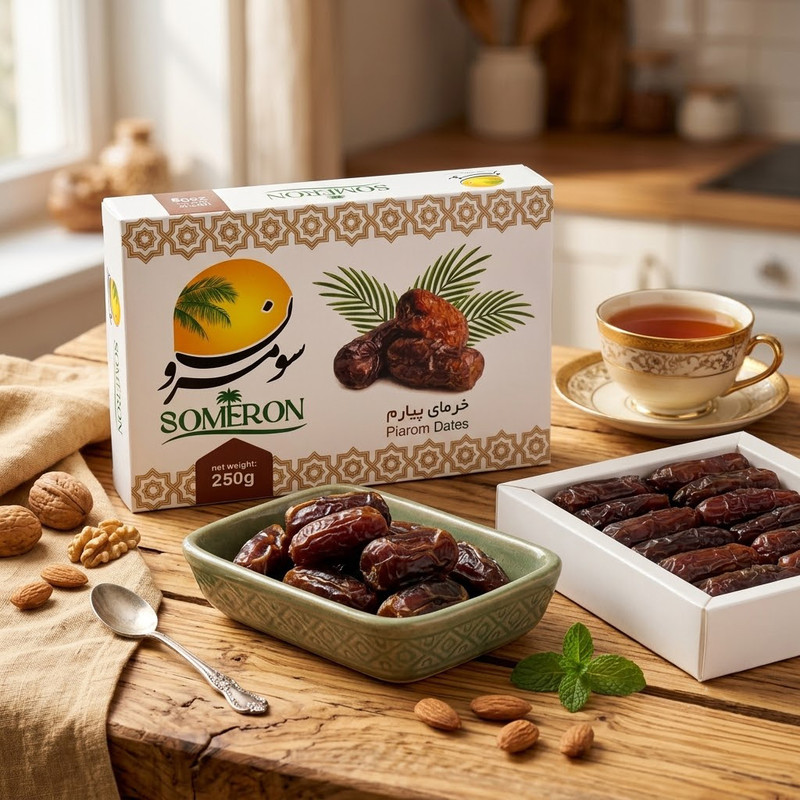 خرمای پیارم درجه یک سومِرون شهر زنان کارآفرین - ۲۵۰ گرم