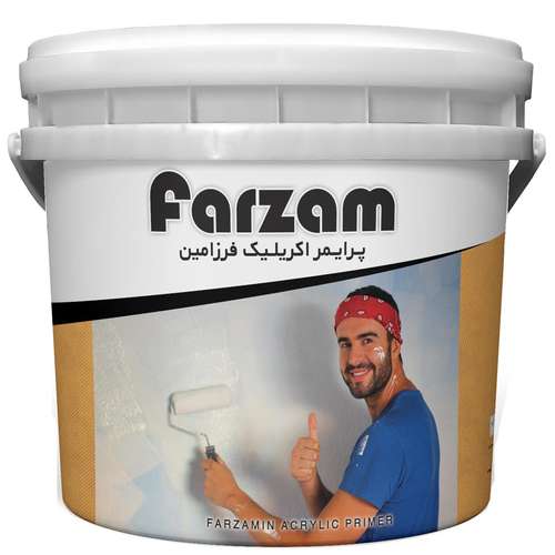 پرایمر آکریلیک فرزامین کد 550 حجم 5 لیتر