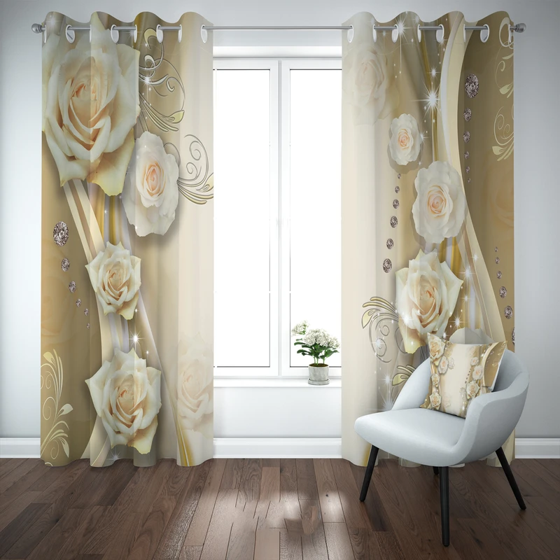 پرده مدل b2534 سایز 140×280 سانتی متر