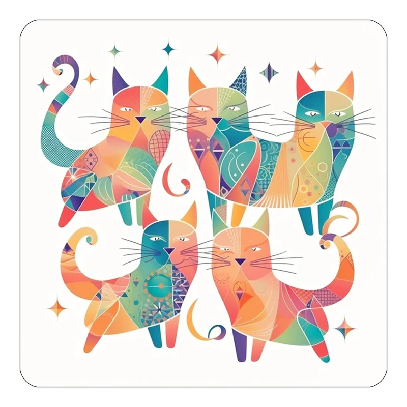 مگنت کاکتی طرح حیوانات رنگی مدل mp26776