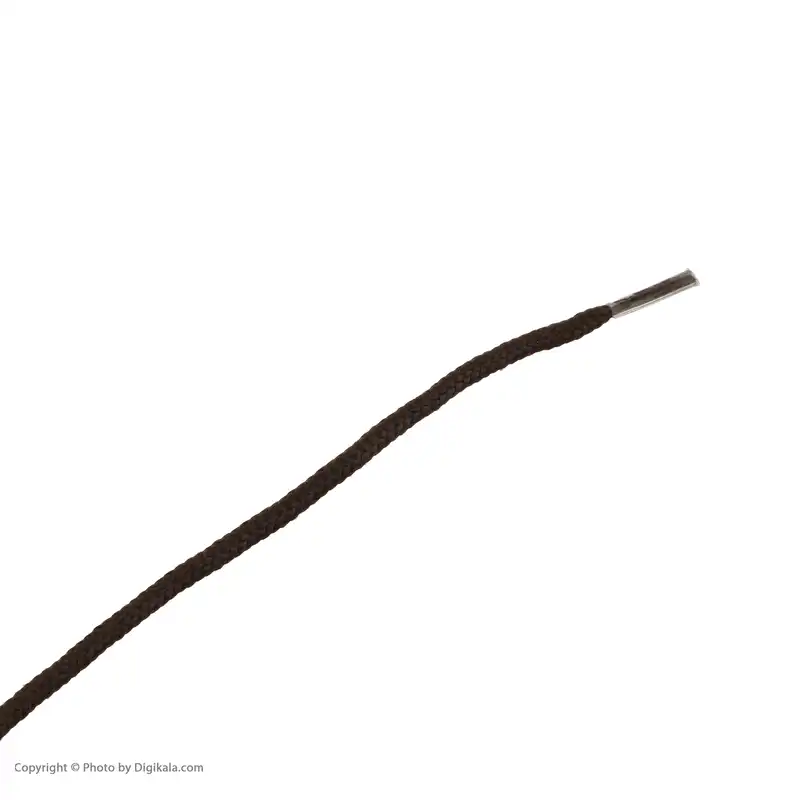 بند کفش مدل 100 رنگ قهوه‌ای تیره بسته 2 عددی