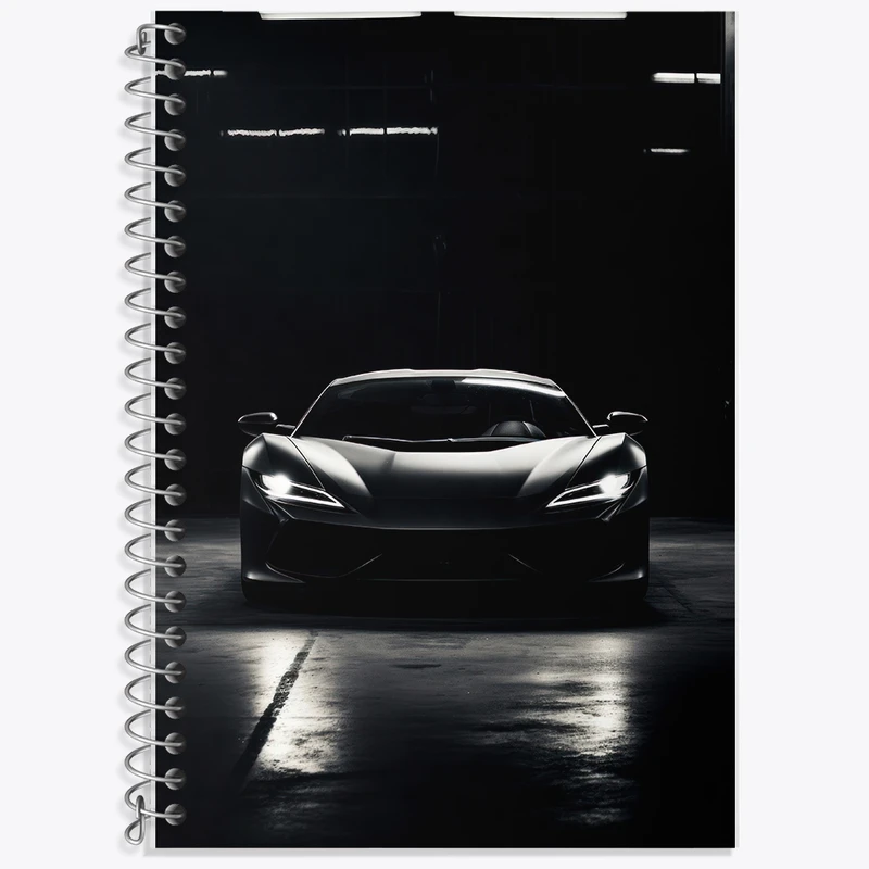 دفتر زبان 50 برگ خندالو مدل سه خط طرح ماشین اسپرت کد F2676