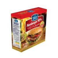 همبرگر 90 درصد گوشت قرمز 202 - 400 گرم