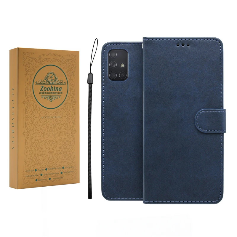    کیف کلاسوری زوبینا مدل Camel مناسب برای گوشی موبایل سامسونگ Galaxy A51