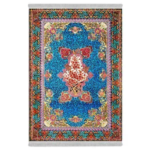 فرش پارچه‌ای دفه مدل فرشینه هازان مخمل کد 074