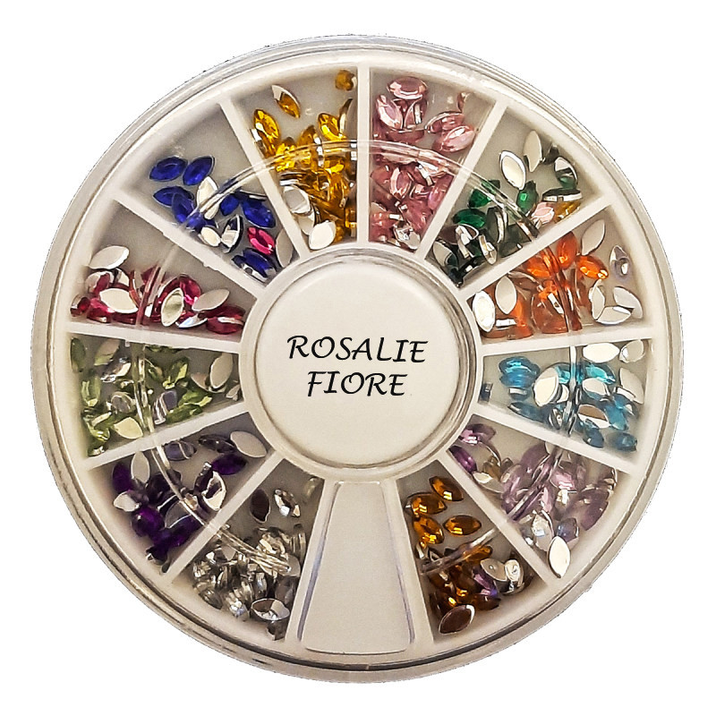 نگین ناخن رزالی فیوره مدل FR015 مجموعه 3 عددی