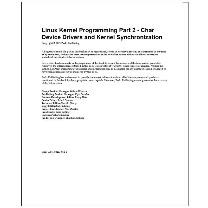 قیمت و خرید کتاب Linux Kernel Programming Part 2 Char Device Drivers ...