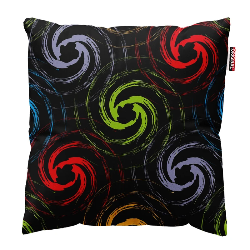 کوسن پاد آفرین طرح دایره ای زیبا کد 1278 سایز 30*30 سانتی متر