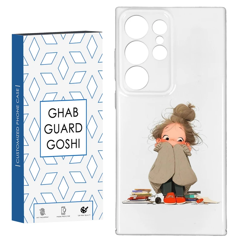 کاور قاب گارد گوشی طرح فانتزی دختر ملوس  کد HARD-05   مناسب برای گوشی موبایل سامسونگ GALAXY S23 ULTRA