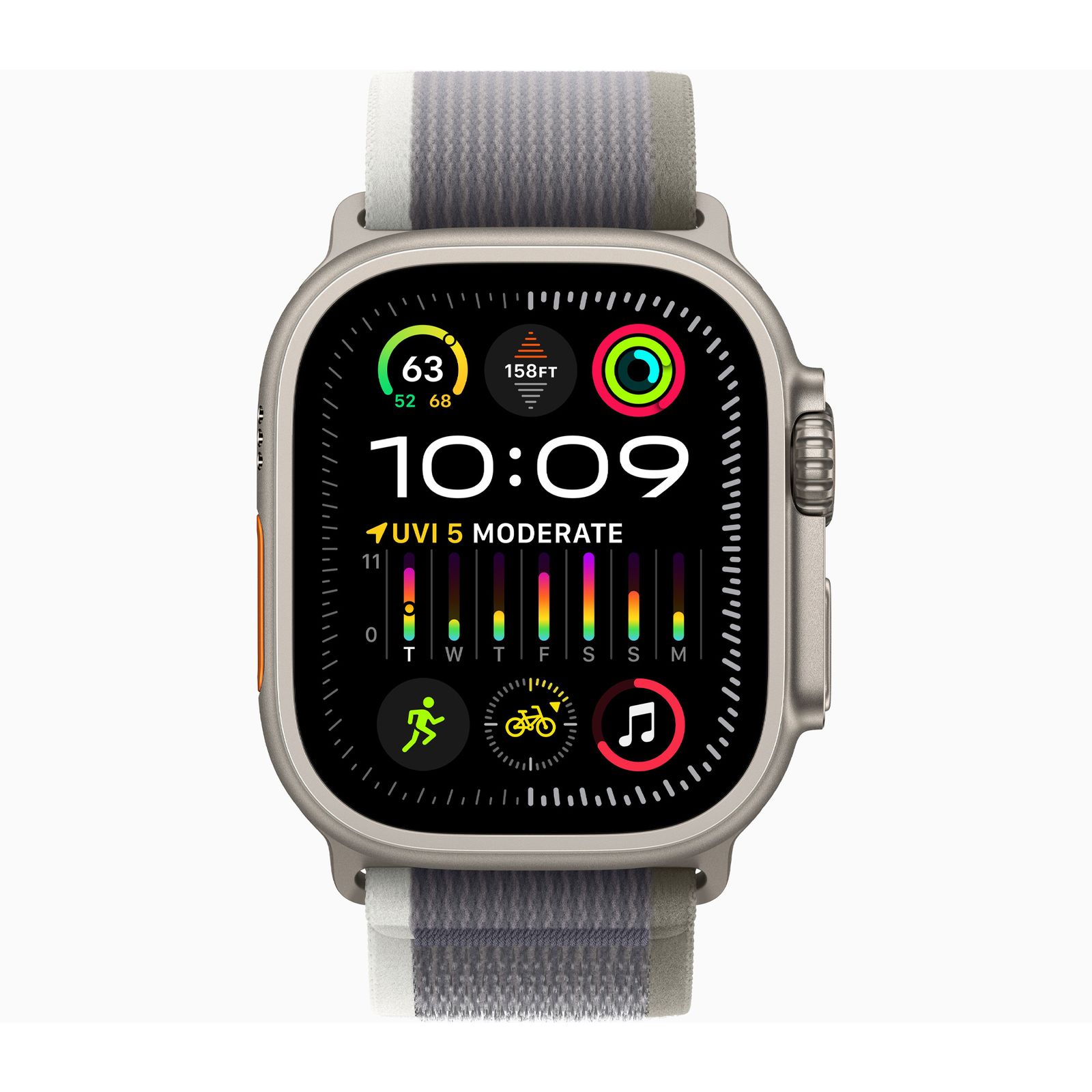 ساعت هوشمند اپل مدل Ultra 2 Titanium Case Trail Loop 49mm -  - 14