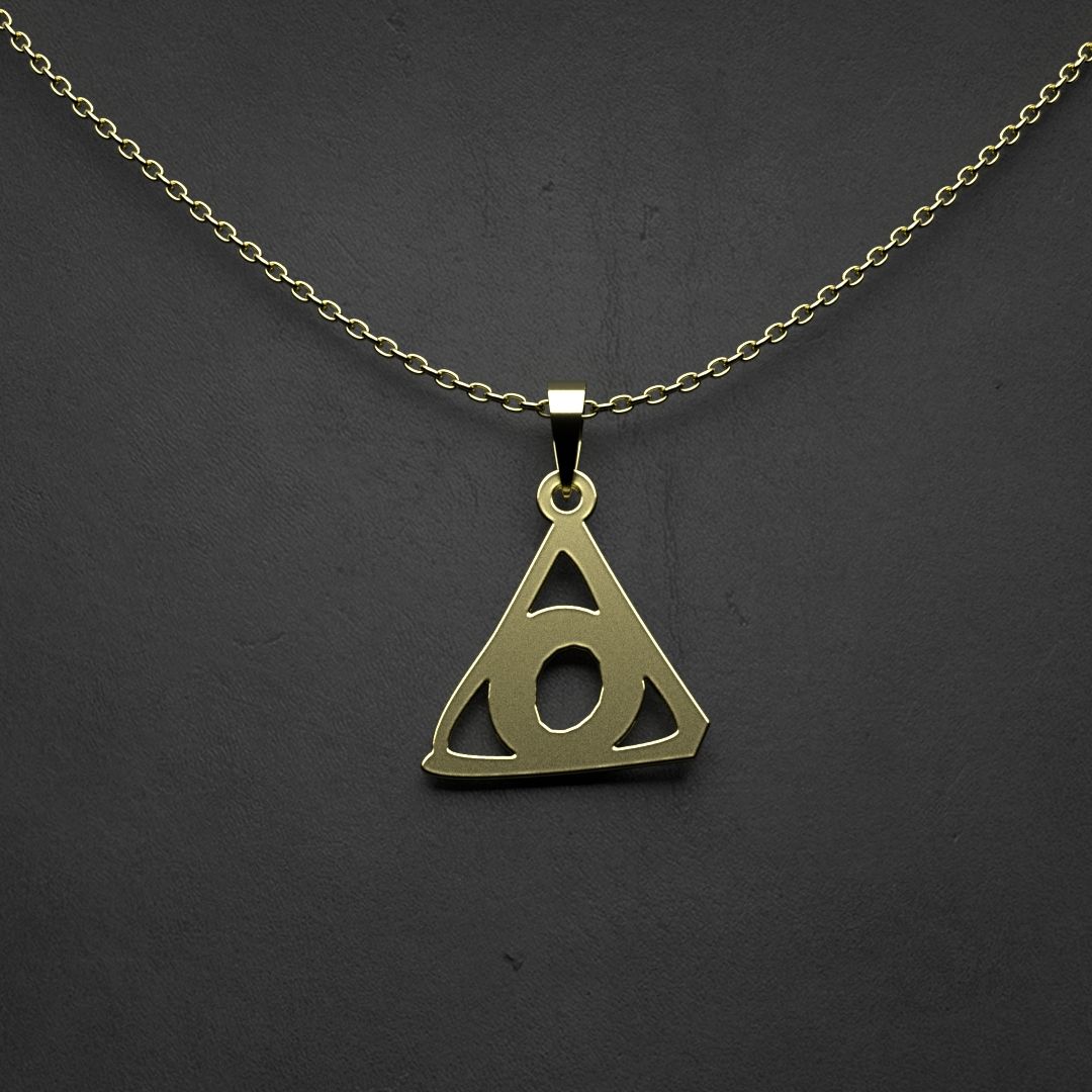 گردنبند طلا 18 عیار زنانه مدوپد مدل هندسی کد N2-1-1092 -  - 2