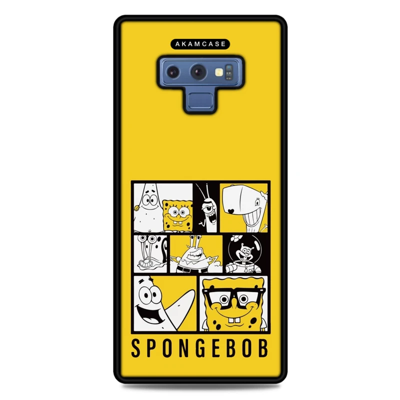 کاور آکام مدل AMC-WSGN9-SPONGE BOB3 مناسب برای گوشی موبایل سامسونگ Galaxy Note 9