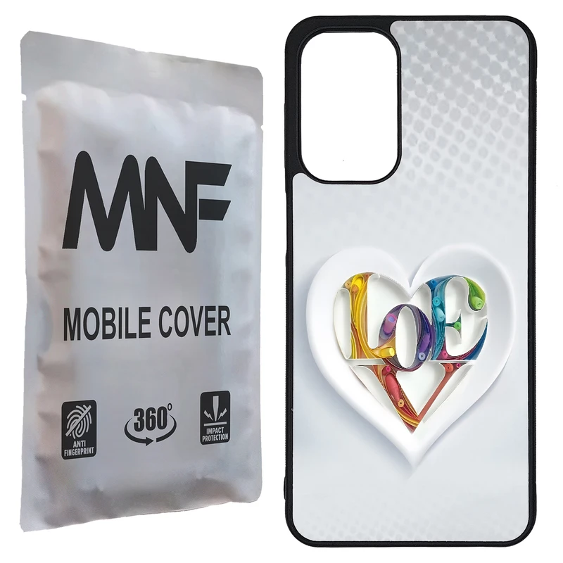 کاور ام ان اف طرح قلبی LOVE کد P-043 مناسب برای گوشی موبایل سامسونگ Galaxy A23 / A23 5G