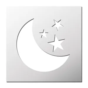   شابلون دکو رستا مدل ماه و ستاره کد S385