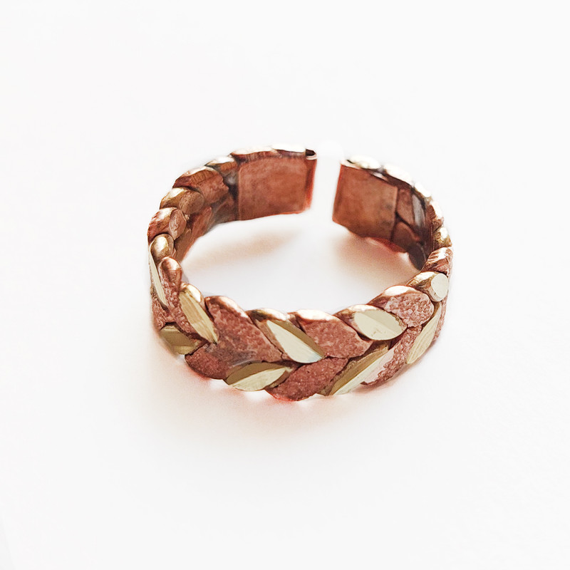 نیم ست زنانه مدل مس و برنج پیچک کد 05