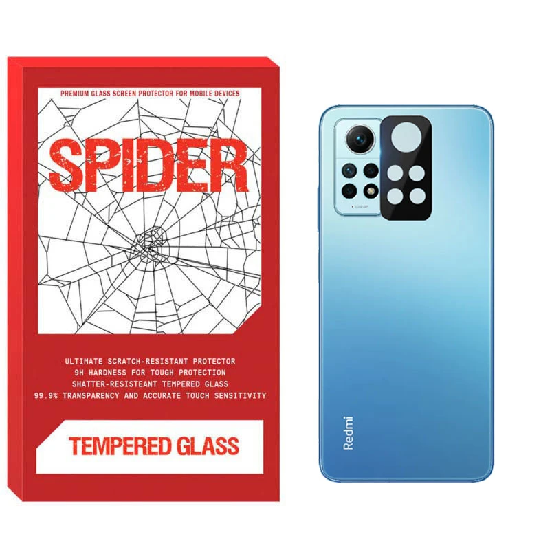 محافظ لنز دوربین اسپایدر مدل LNZ3D-S مناسب برای گوشی موبایل شیائومی Redmi Note 12 Pro 4G