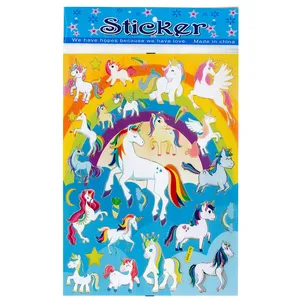 استیکر کودک طرح اسب تک شاخ مدل blf